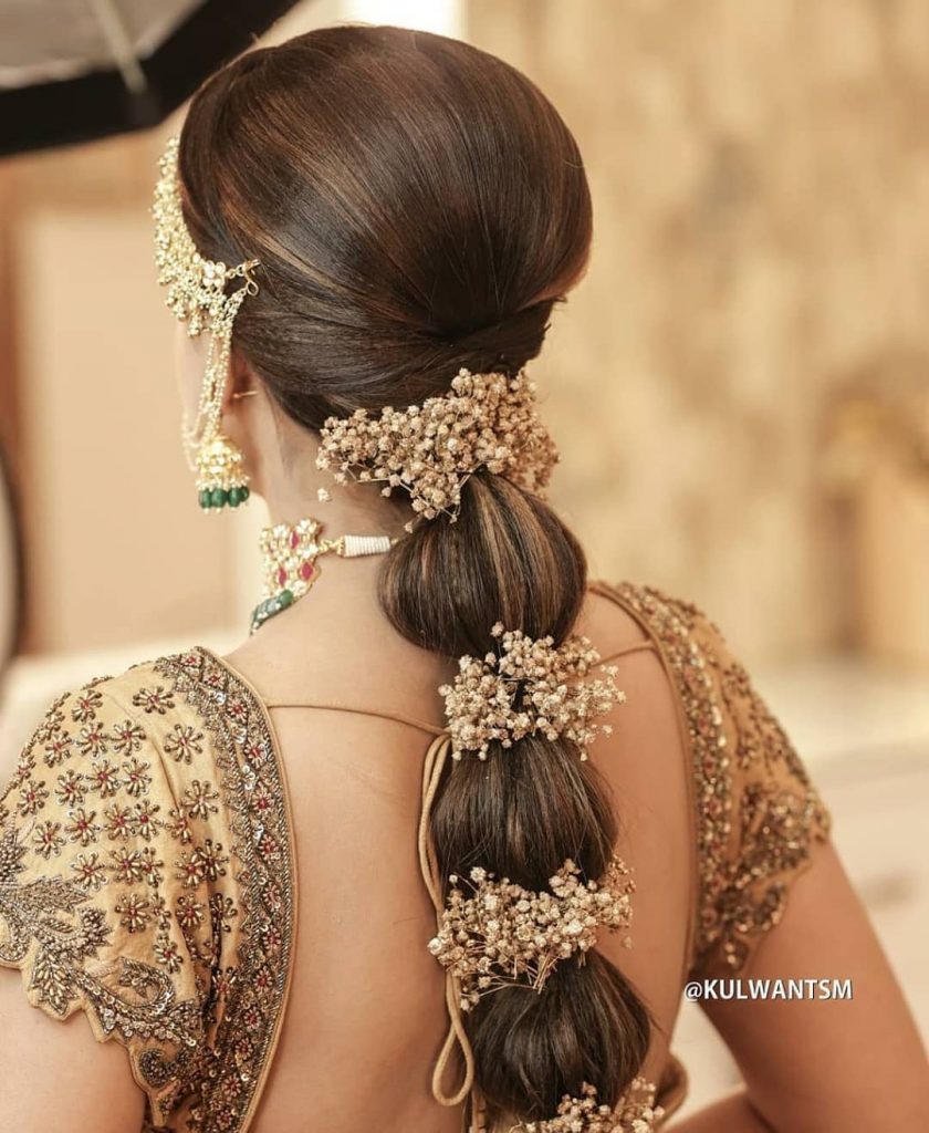 Best Indian Reception Bridal Hairstyles For All Hair Face Dress Types