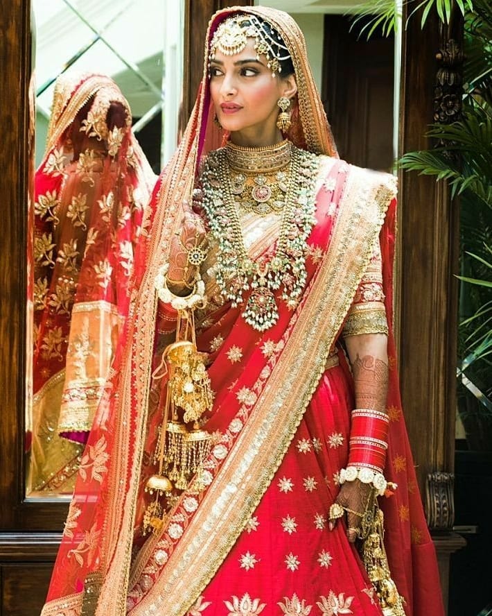 sonam kapoor's bridal look
