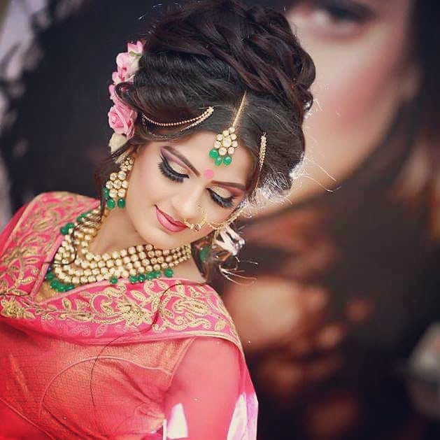 indian bridal makeup look