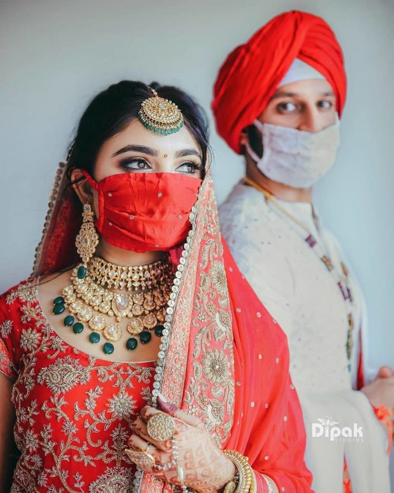 50 Super Stylish Bridal Face Masks Ideas for Your 2020 Intimate Wedding!