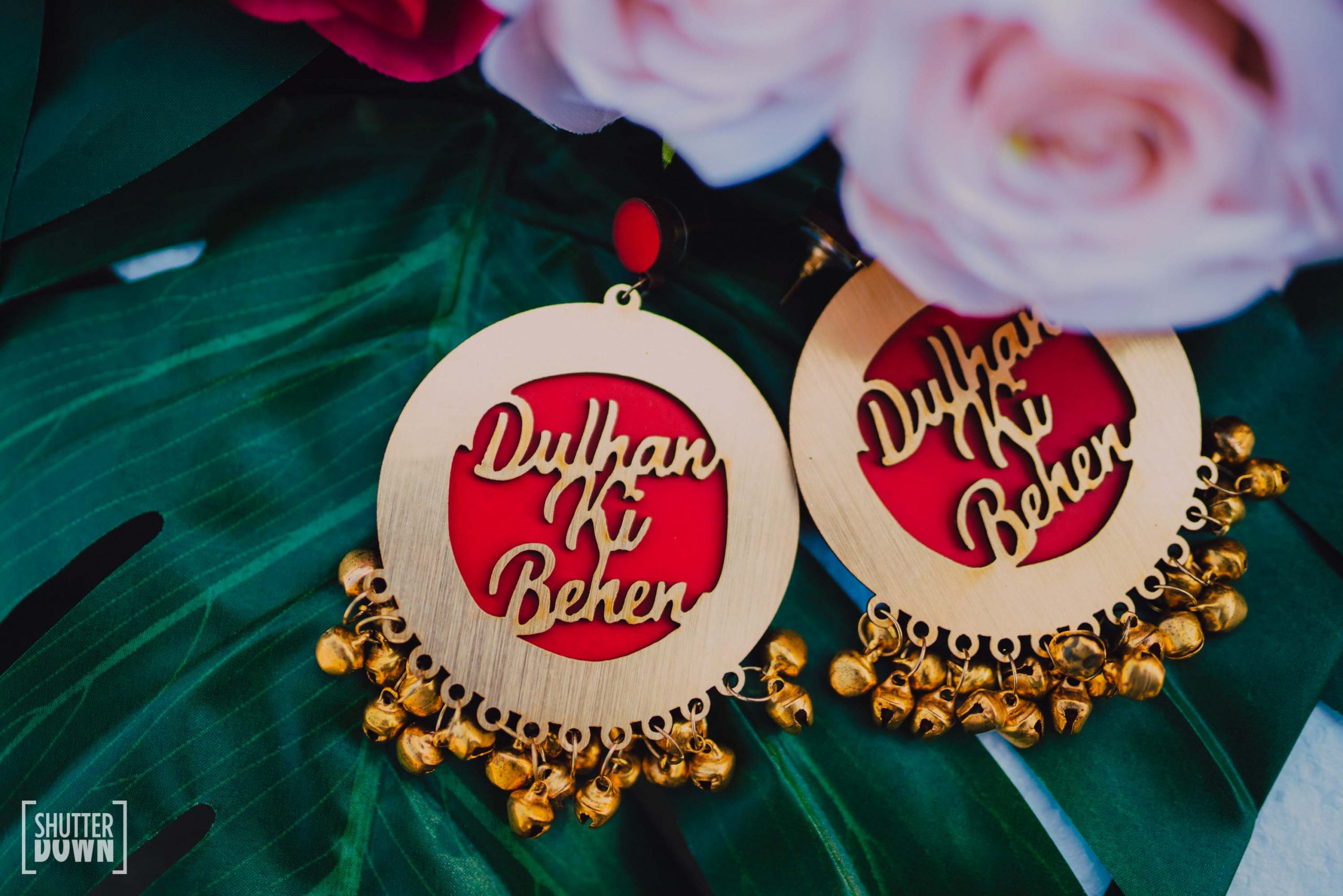 DulhanDulhe ki Behen Floral Earrings  Krafted with Happiness