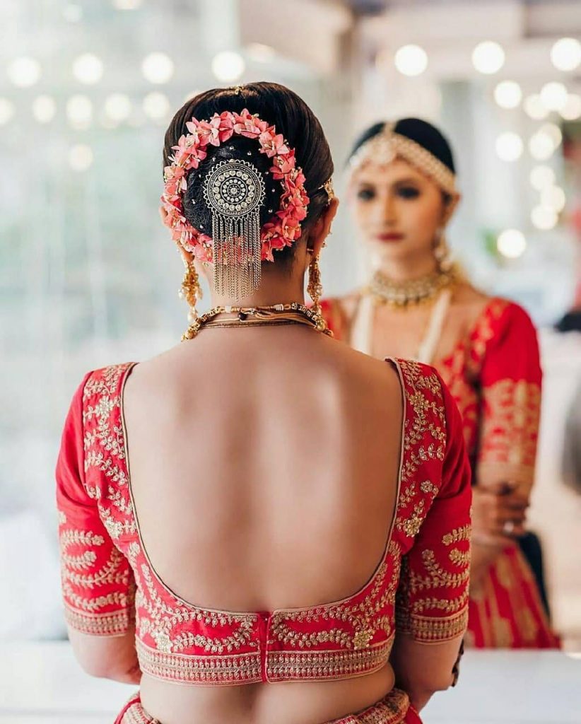 Buy Fawn Velvet Bridal Lehenga Online in India @Mohey - Mohey for Women
