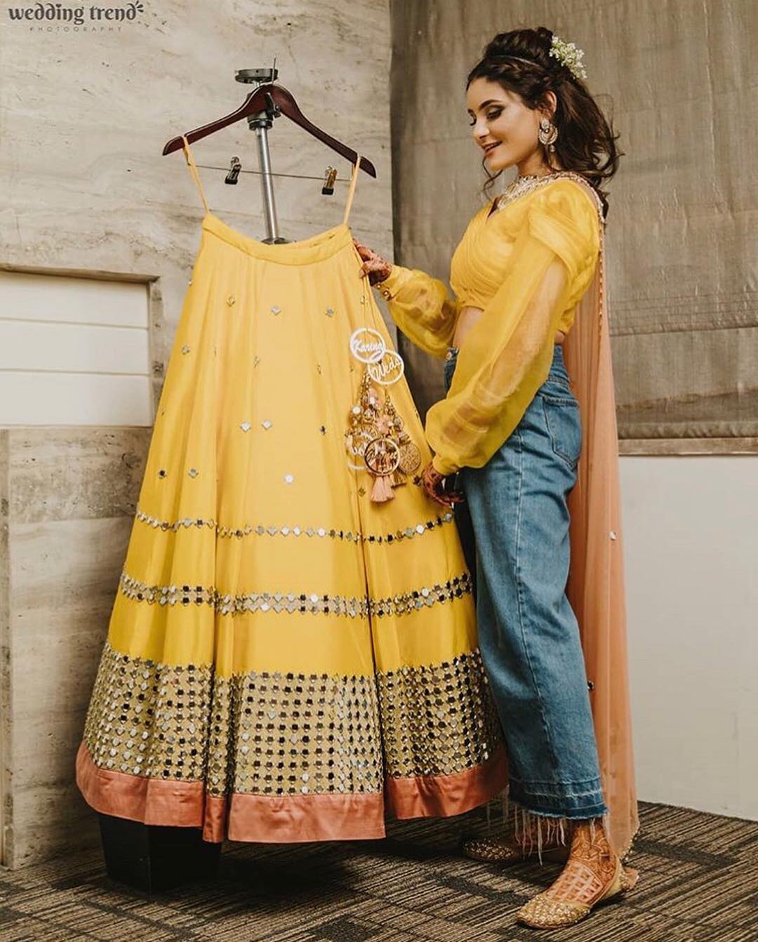 lehenga ki latkan ke design