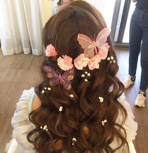 quirky butterfly hair accessory