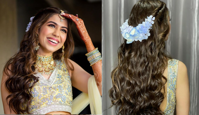 25+ Trendiest Bridal Lehenga Hairstyles for 2024