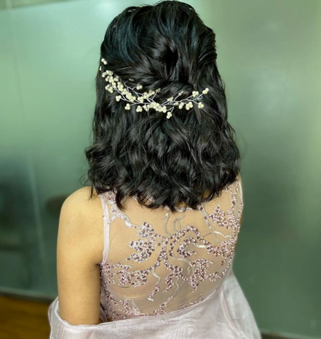 Hairdos That Pair Perfectly with Your Bridal Lehenga | Hair stylist life,  Formal hairstyles for long hair, Elegant wedding hair