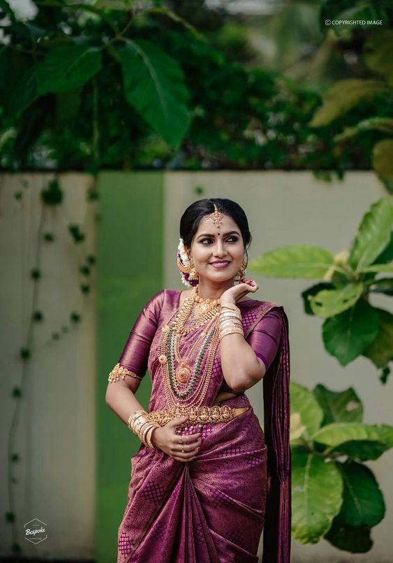 Brides Who Wore Kanjeevarams in Unique & Offbeat Colors | Bridal sarees  south indian, South indian bride saree, Indian bridal sarees