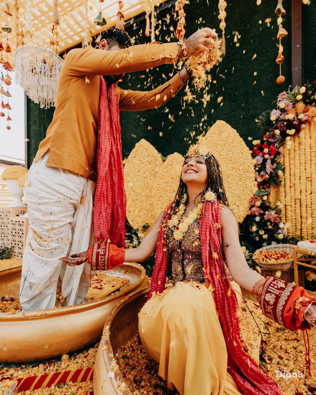 Wedding Couple poses for the Perfect Indian Wedding Couple