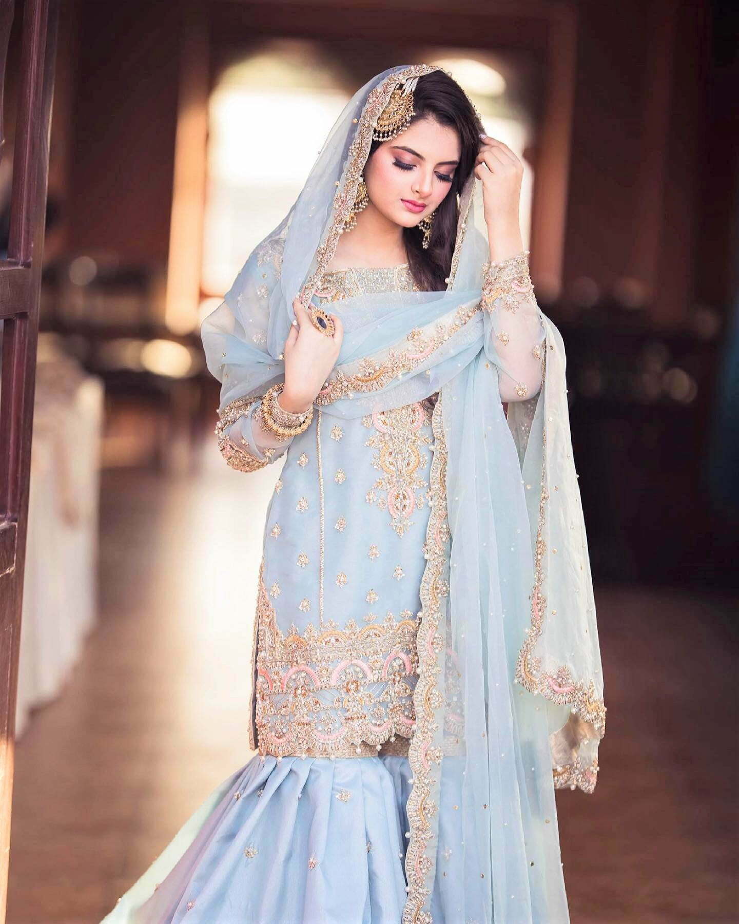 digital magazine on Instagram: “・・・ Signature Makeover by  @alluresalonspaofficial 😍🙅‍♀️” | Bridal photoshoot, Pakistani bridal  wear, Wedding photoshoot poses
