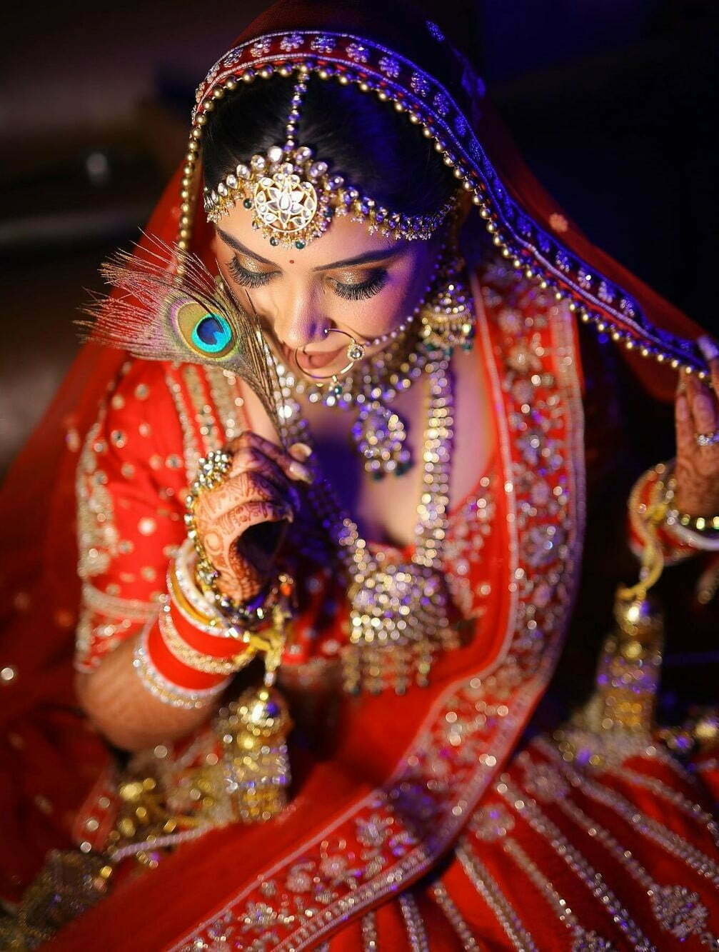 Surbhi Chandna Strikes 'Dabang Dulhan' Pose in Gorgeous Bridal Lehenga,  Check Out Her Sultry Pictures