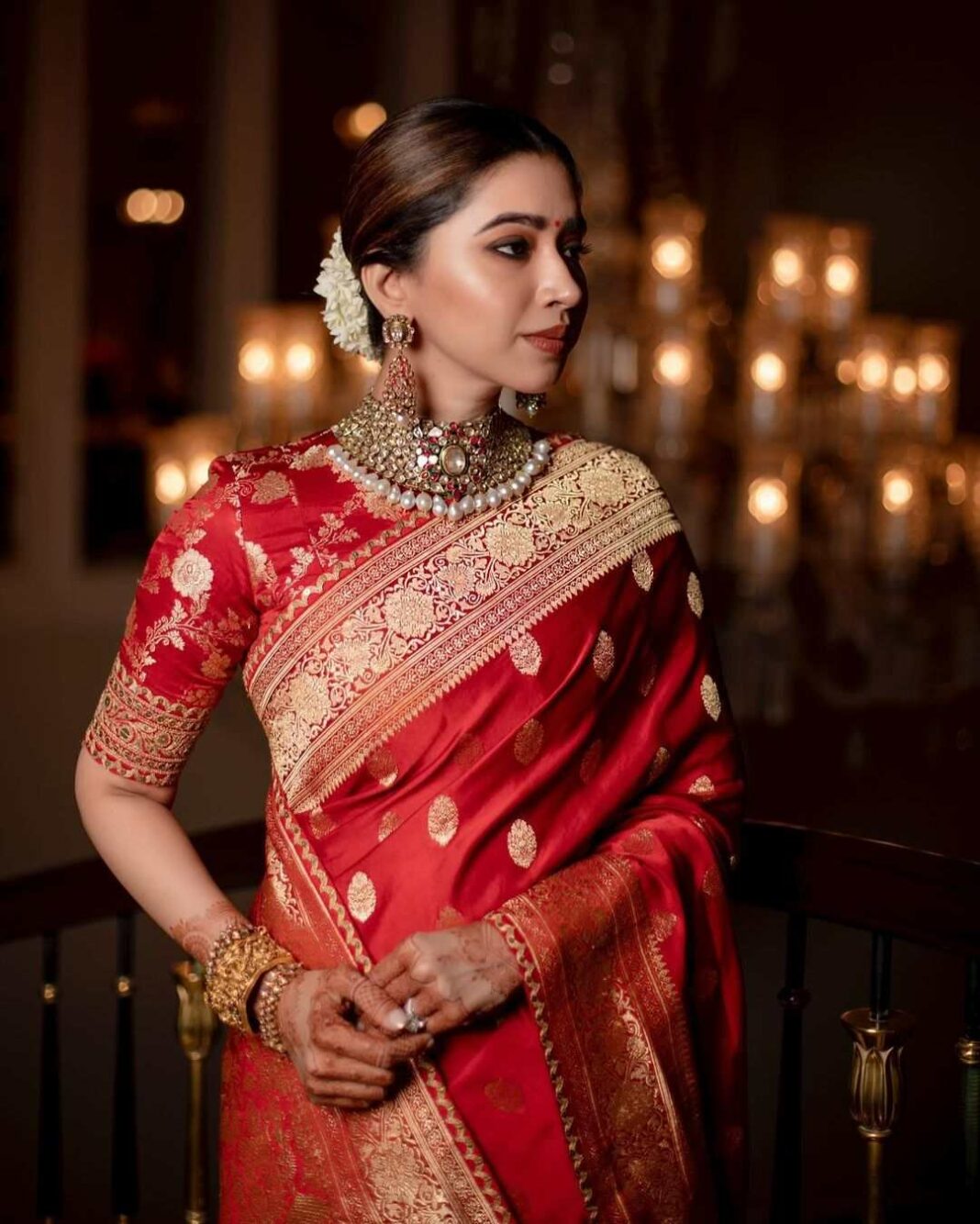 designer-sabyasachi-red-reception-sarees-for-bride | WedAbout