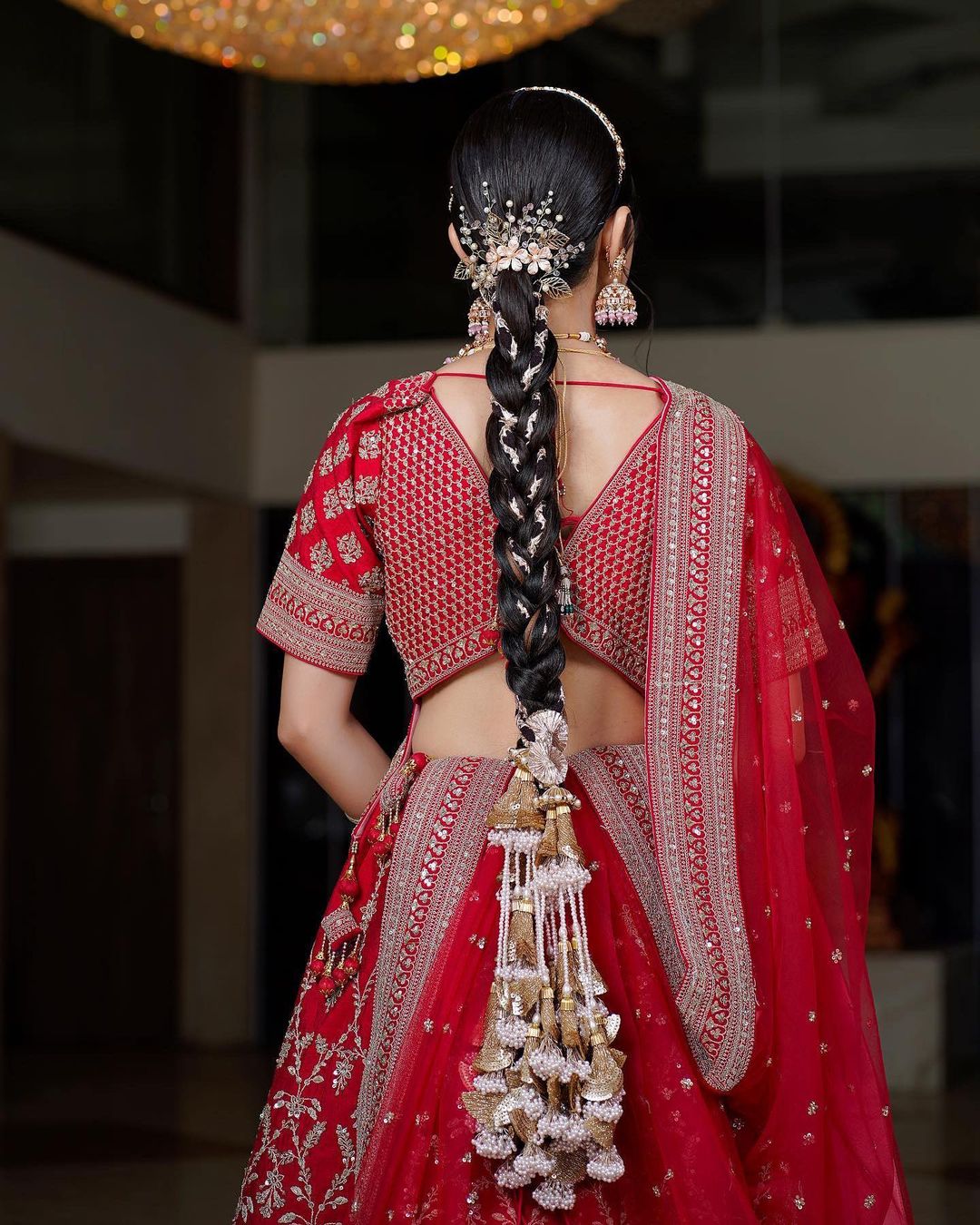 5 Fantastic Indian Wedding Hairstyles To Look You Cool  Indian hairstyles  Hairstyles for gowns Indian bridal hairstyles