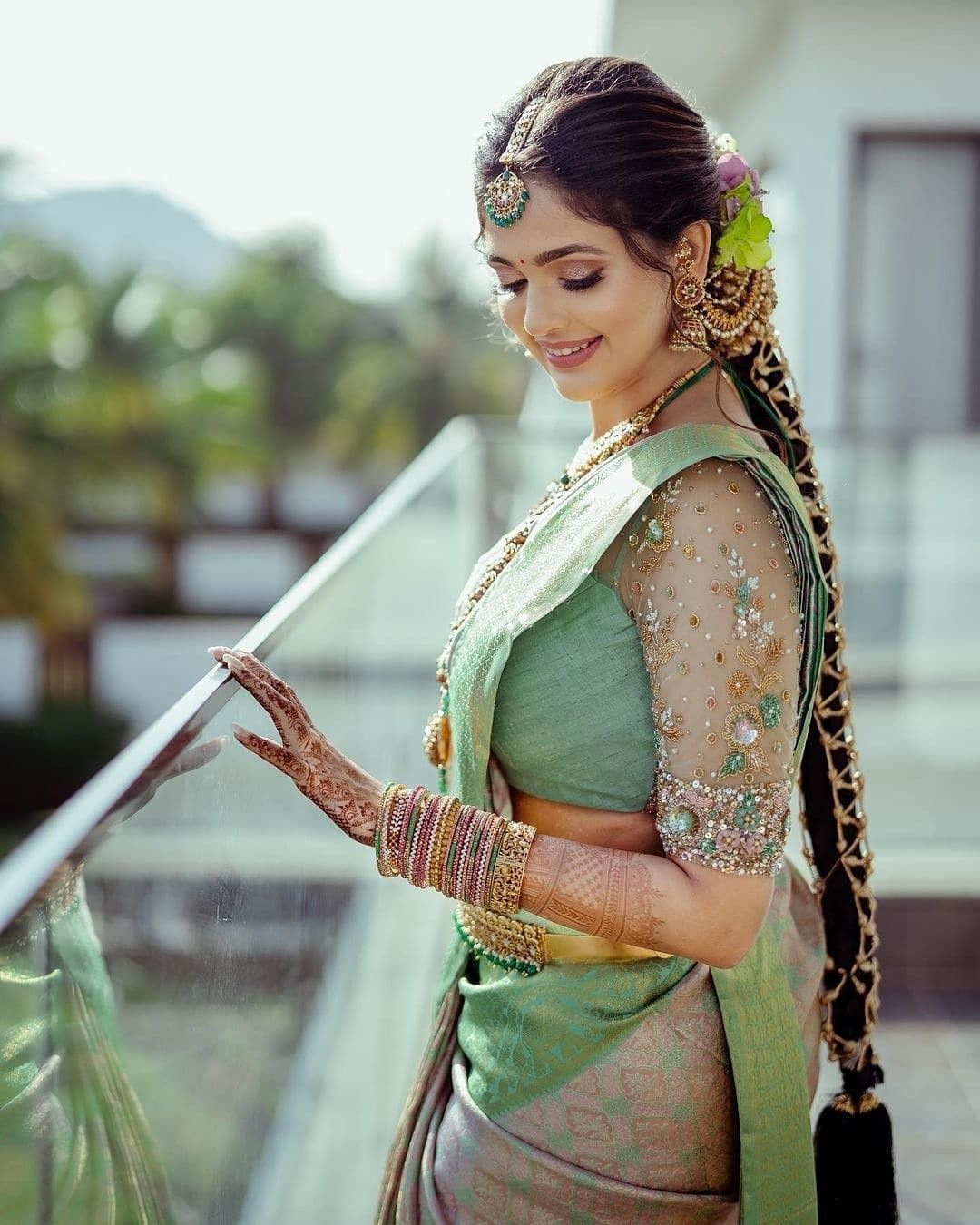 Hairstyle Ideas for a Kerala Bride With Short Hair – @weddingculture on  Tumblr