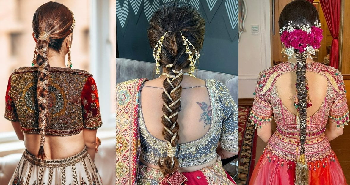 20 Modern Hairstyles for Lehenga Choli | Hair style on saree, Hot hair  styles, Medium hair styles