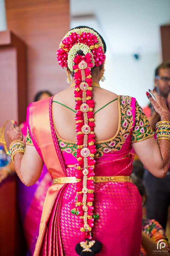 South Indian bridal hair ❤️ | Instagram