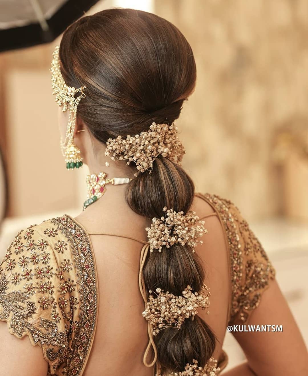 12 Likes, 0 Comments - HairStyleRukku (@hairstylerukku) on Instagram:  “Stunning stylish bu… | Indian bun hairstyles, Indian wedding hairstyles,  Braids for long hair