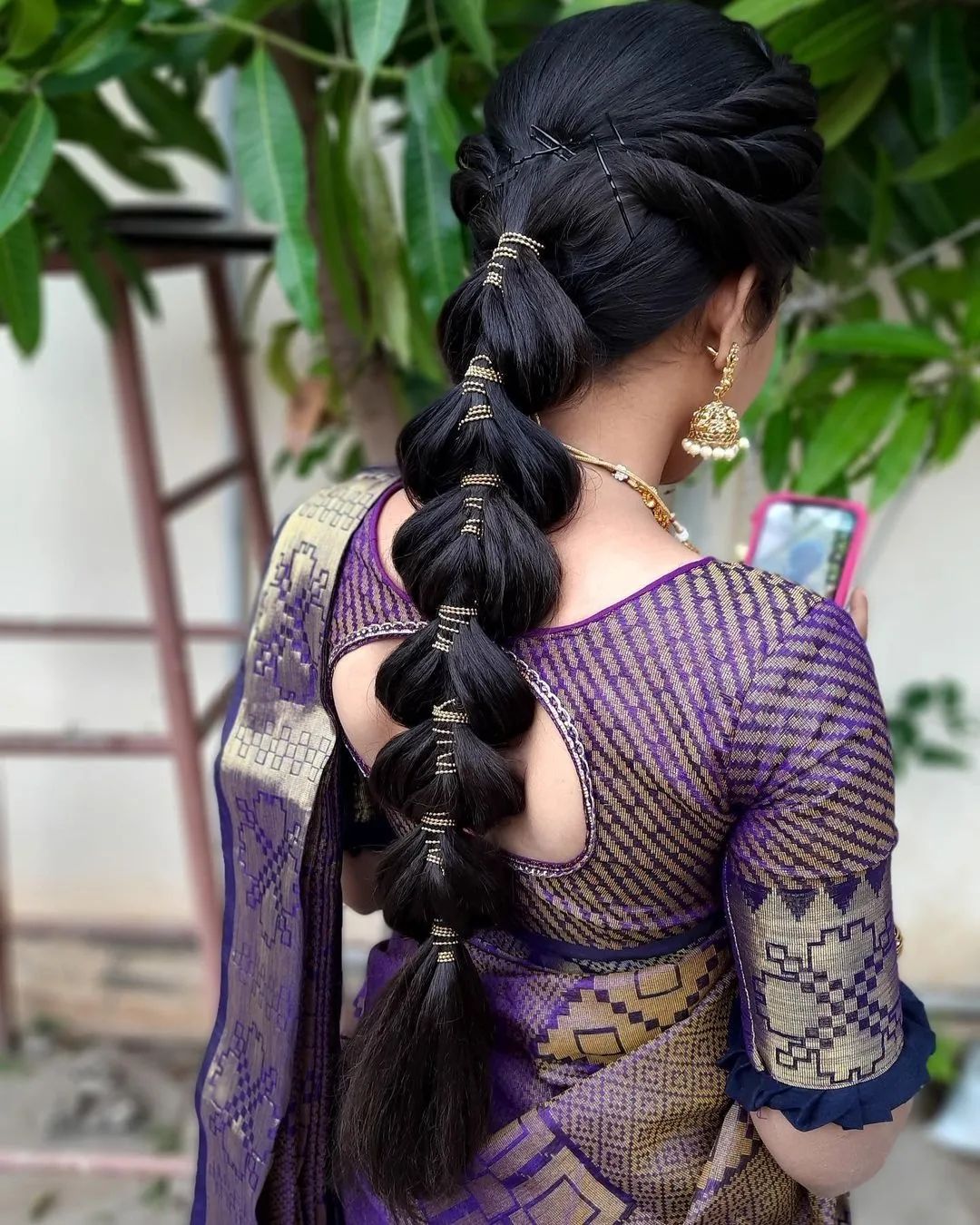 simpleandtraditionalsouthindianbridalbraidhairstyle  WedAbout