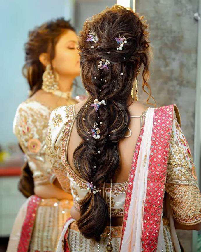 South Indian Bridal Bun Hairstyles Perfect For Your | Bridal blouse  designs, Bridal hair buns, Beautiful wedding hair