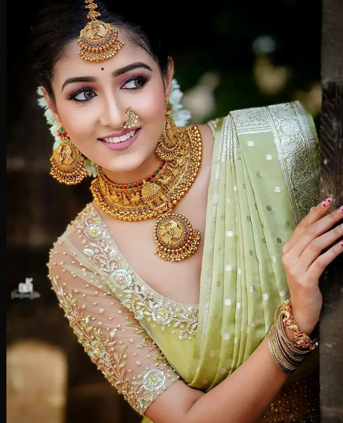 7 Celebrity Style South Indian Bridal Saree Looks | LBB