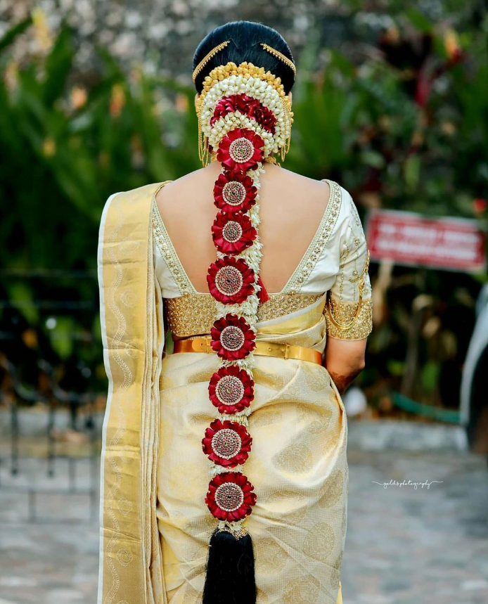 Andal Kondai Hairstyles For The Traditional Tamil Iyengar Brides –  ShaadiWish