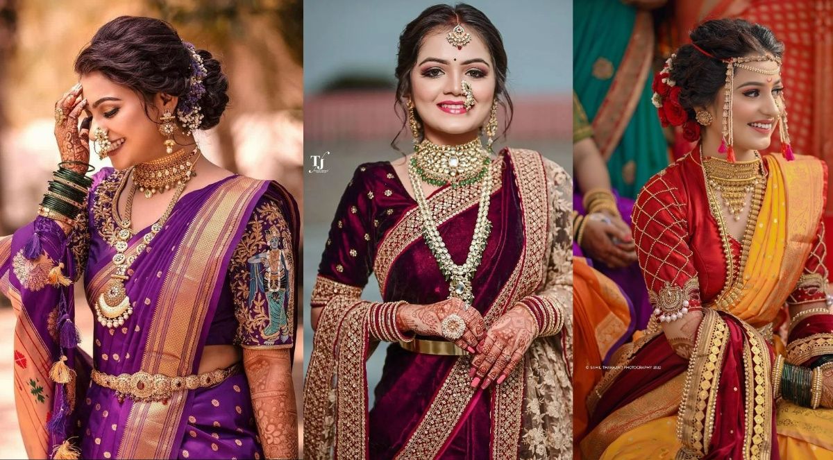 best maharashtrian bridal makeup look / peshwai look /traditional look /  makeup tutorial - YouTube