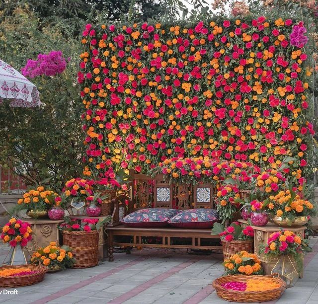 Floral Decorations For haldi 2