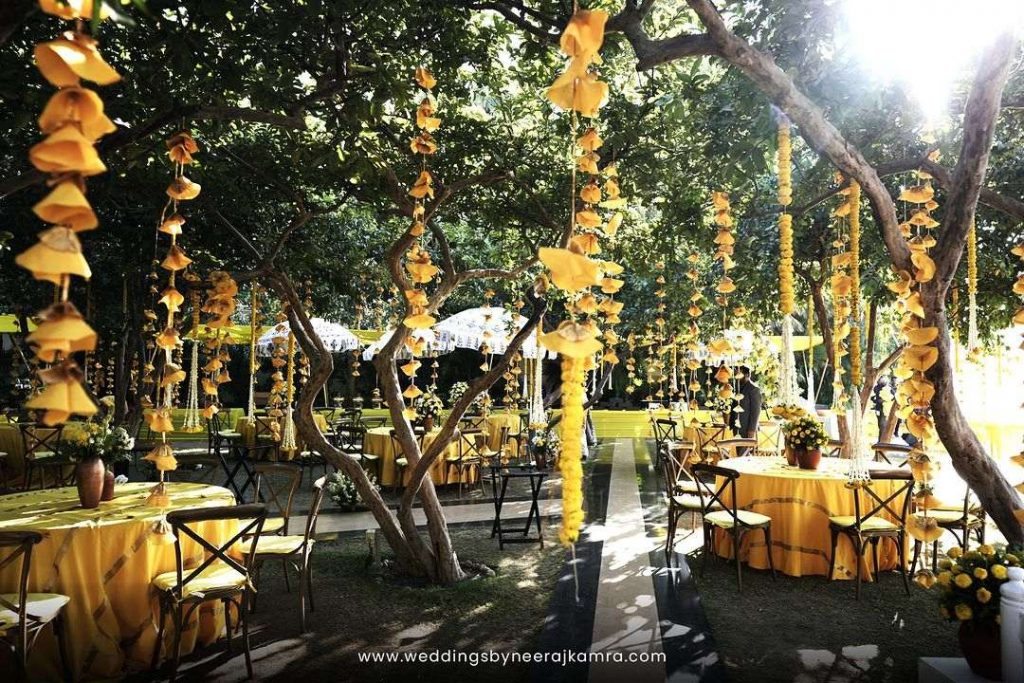 Outdoor Haldi Decoration 2