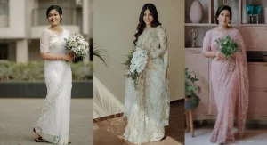 Our Favorite 30+ Simple & Modern Christian Wedding Sarees for Every Bride