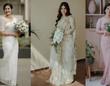  Our Favorite 30+ Simple & Modern Christian Wedding Sarees for Every Bride